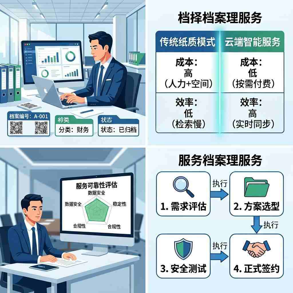 企业档案管理服务怎么选？看准这几点不踩坑