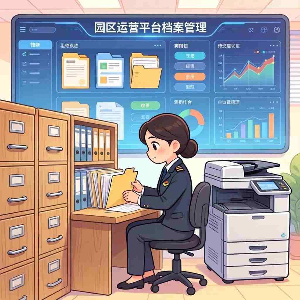 园区运营平台档案管理:入驻企业越来越多,资料怎么管才不乱