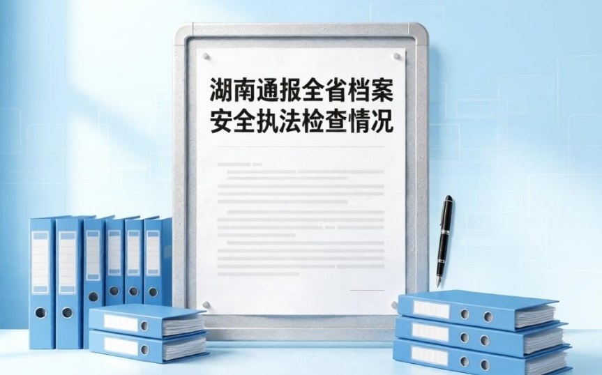 湖南通报全省档案安全执法检查情况